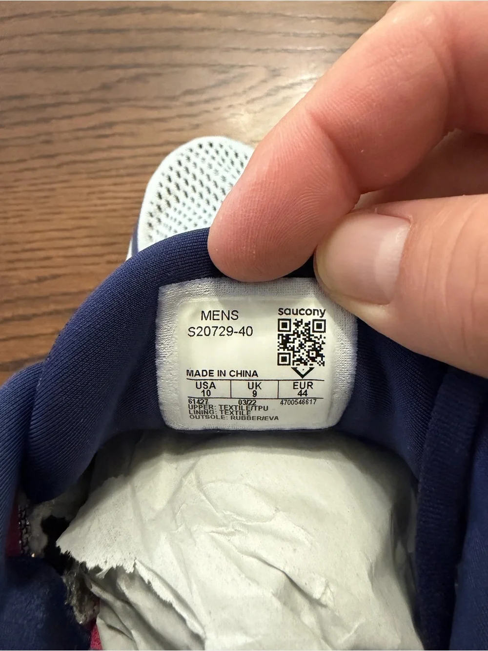Saucony breathable gray